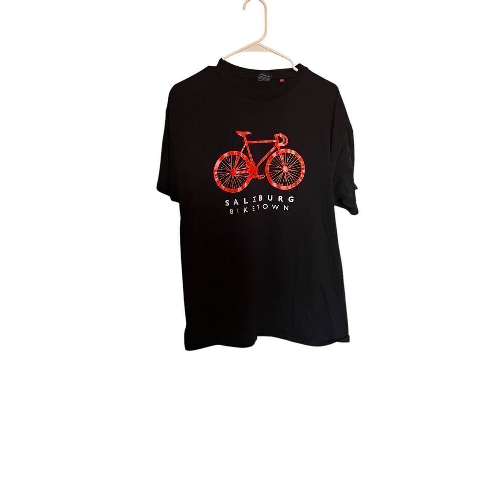 Fox Mens Black Short Sleeve Bicycle Riding Salzburg Bike-Town Shirt Size 2XL